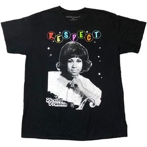 Aretha Franklin RESPECT graphic T-shirt M